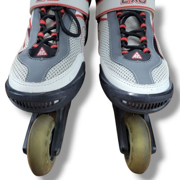 K2 EXO Inline Skates Size 11 Men's K2 EXO 108007 ABEC 5 Bearings 78mm/80a Wheels - Picture 3 of 14